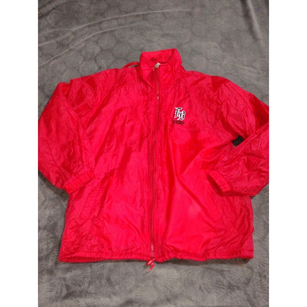 FUBU Red Windbreaker Jacket